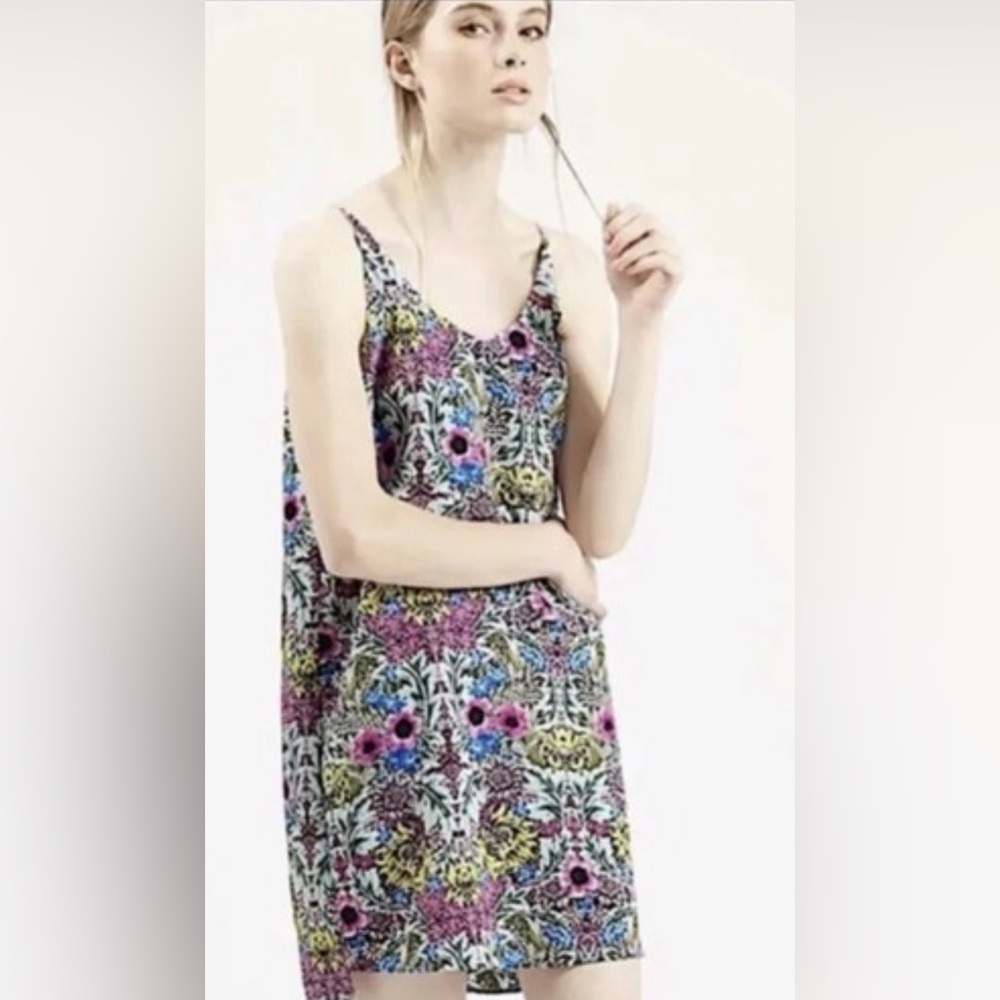 Topshop Multicolor Floral Mini Dress